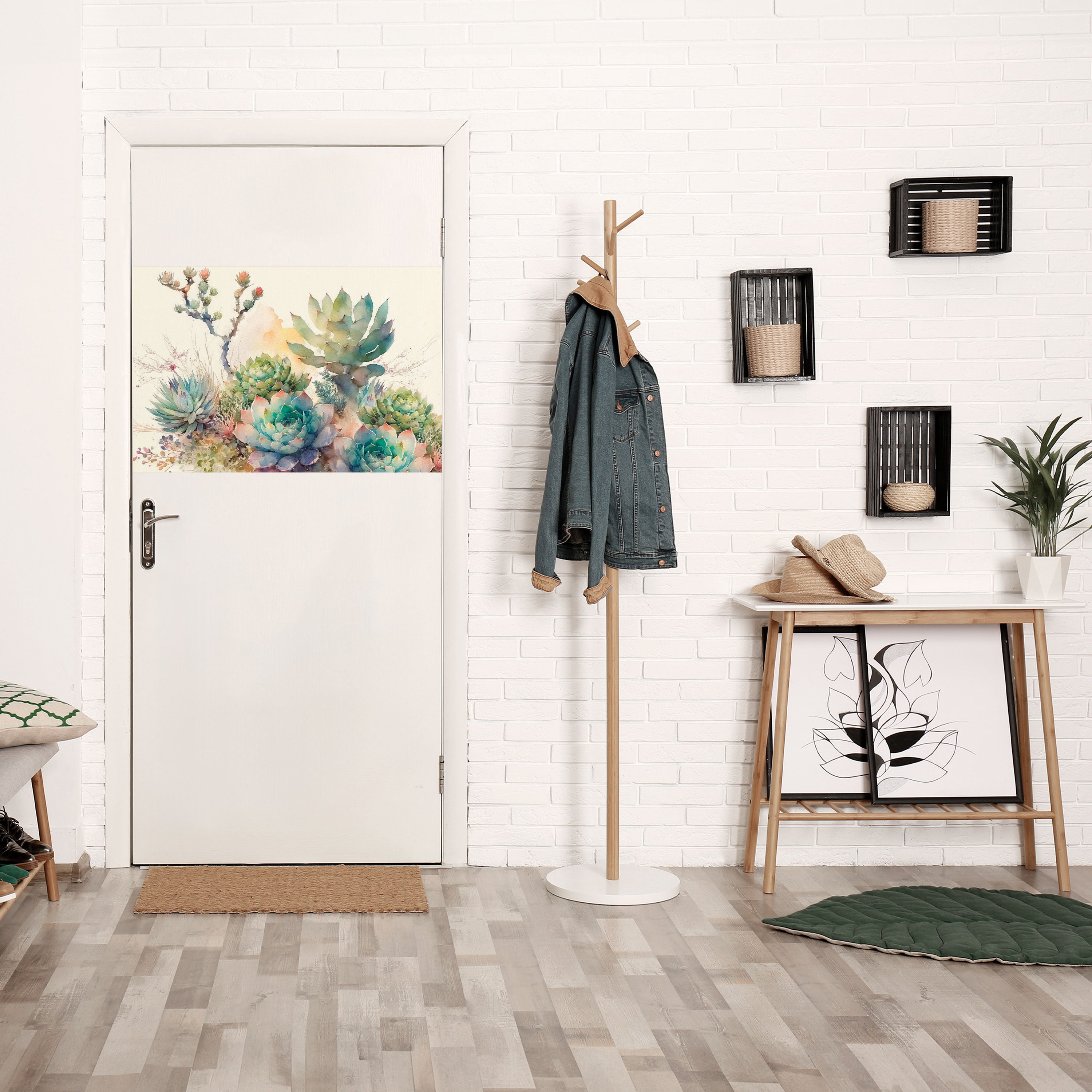 Póster horizontal autoadhesivo JARDÍN SECRETO