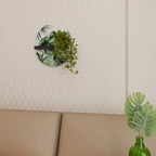 MONSTERA DREAM Oval Art Shelf In Black Finish