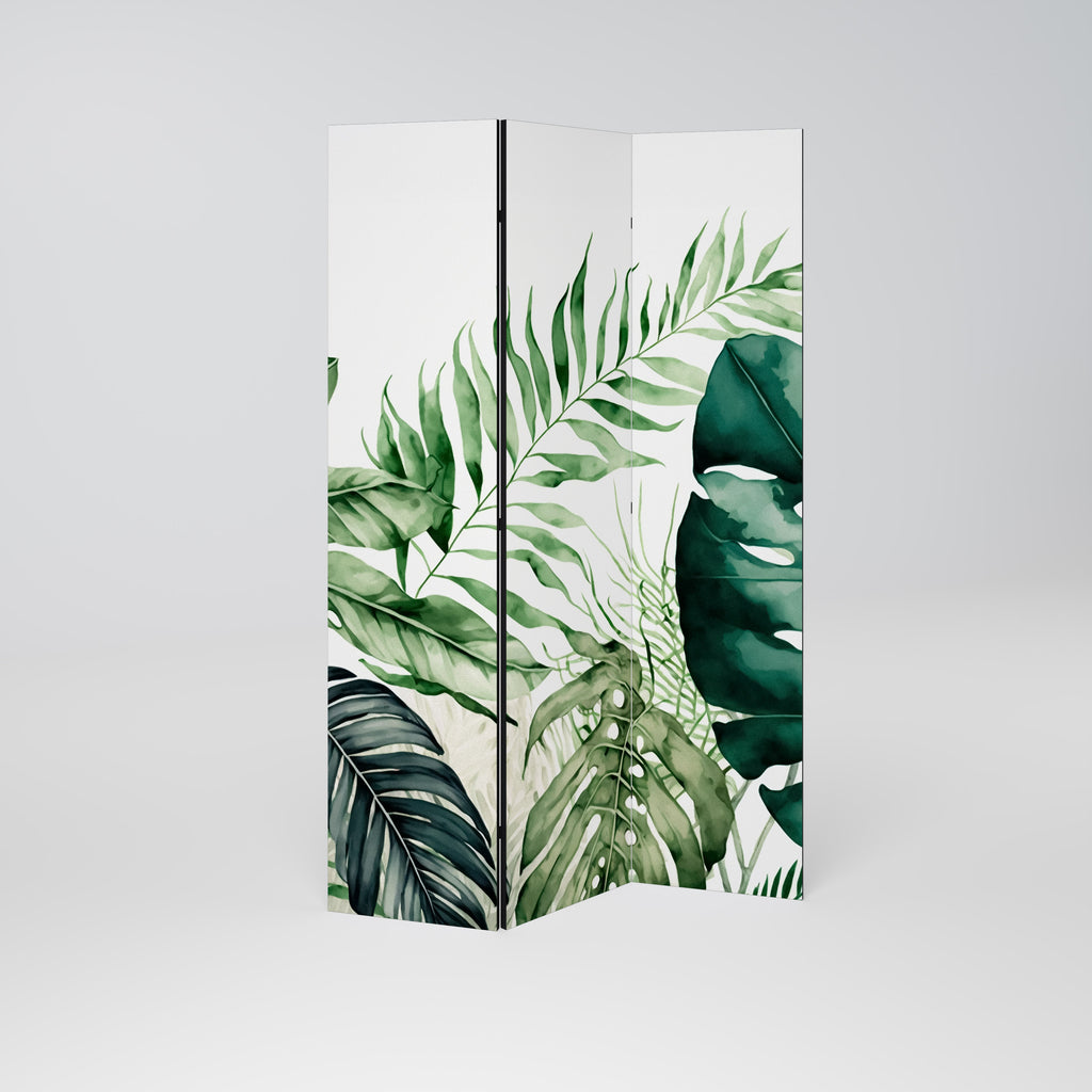 MONSTERA DREAM Decorative 3-Panel Room Divider