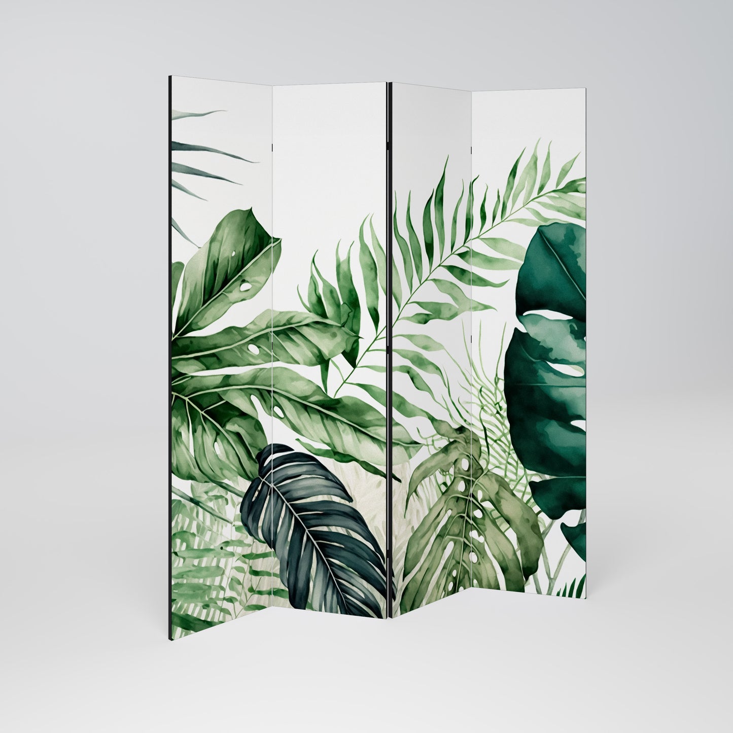 MONSTERA DREAM Biombo de 4 paneles