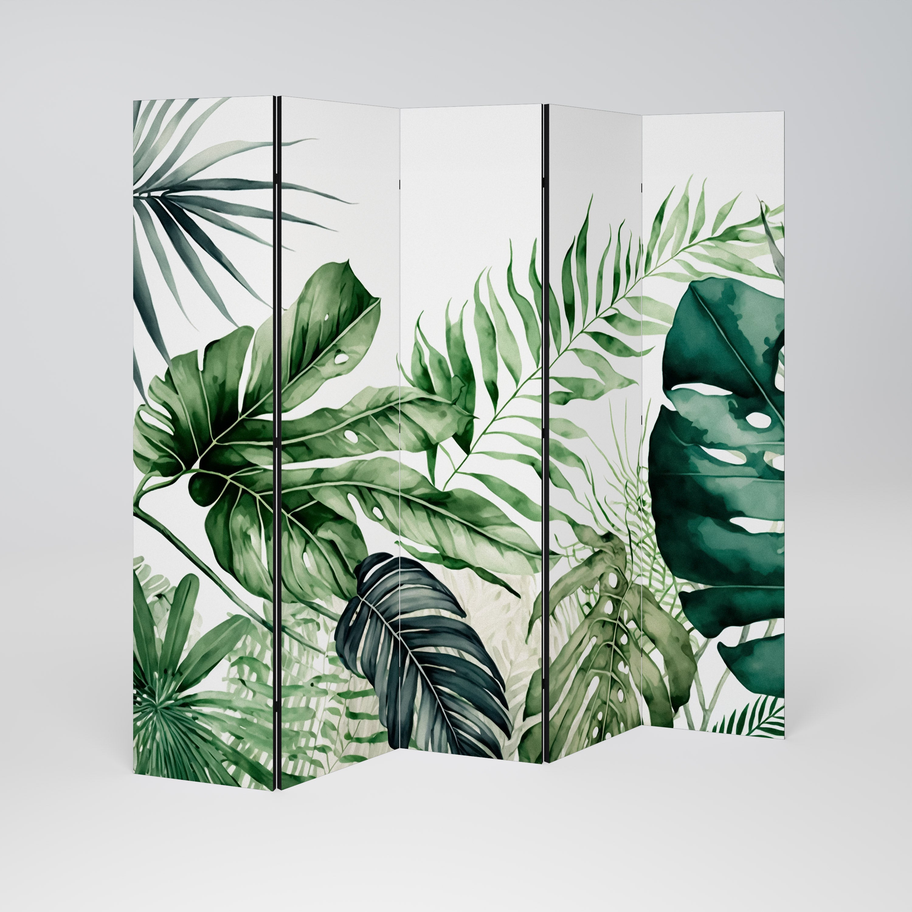 MONSTERA DREAM Biombo de 5 paneles