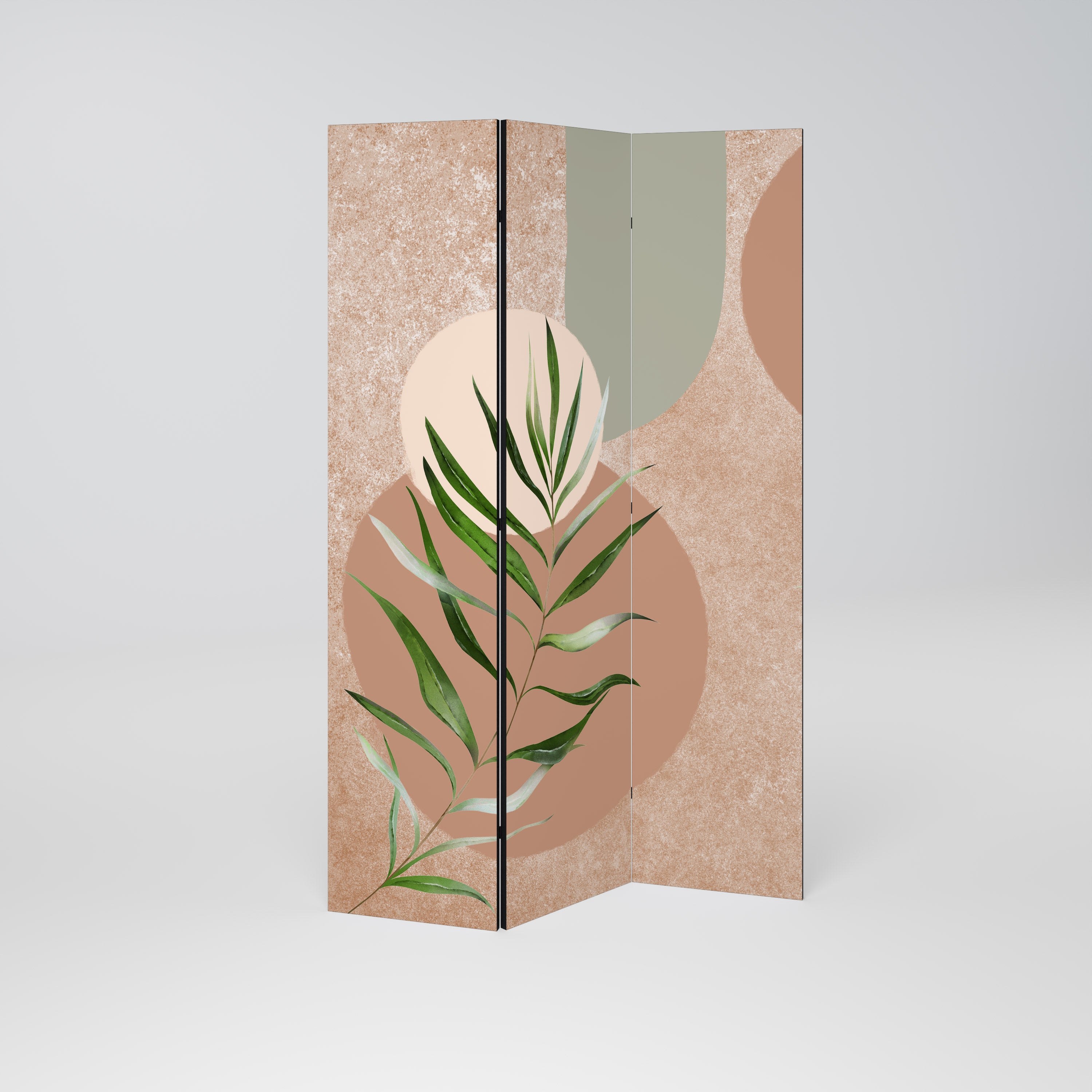 TAPIZ DE LA NATURALEZA SENSUAL Biombo decorativo de 3 paneles