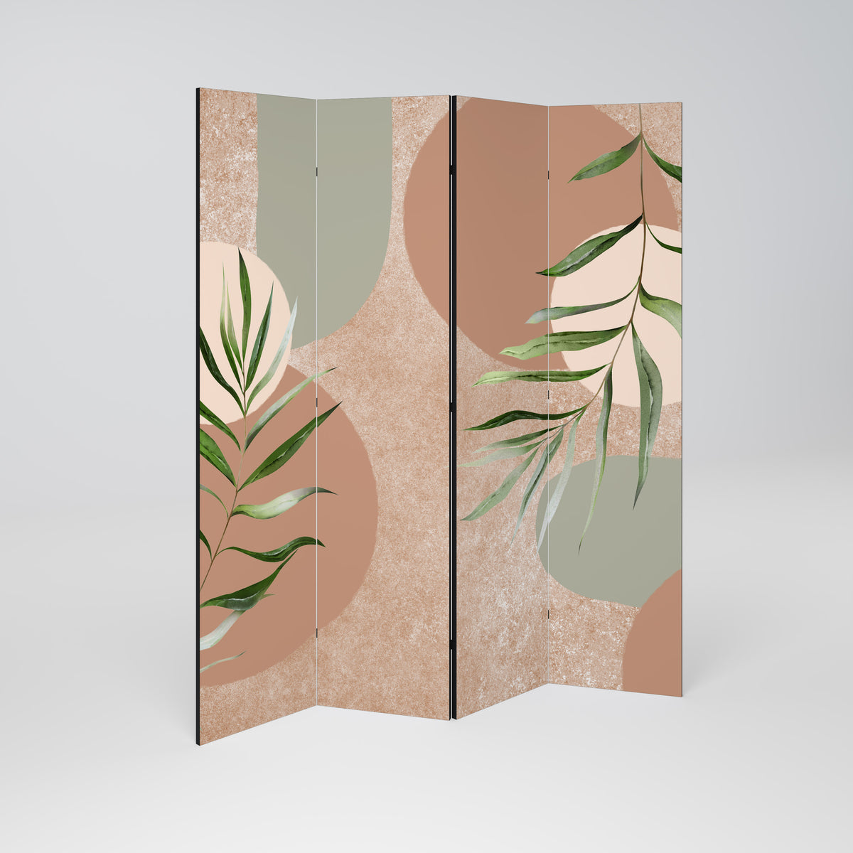 SENSUAL NATURE'S TAPESTRY Biombo de 4 paneles