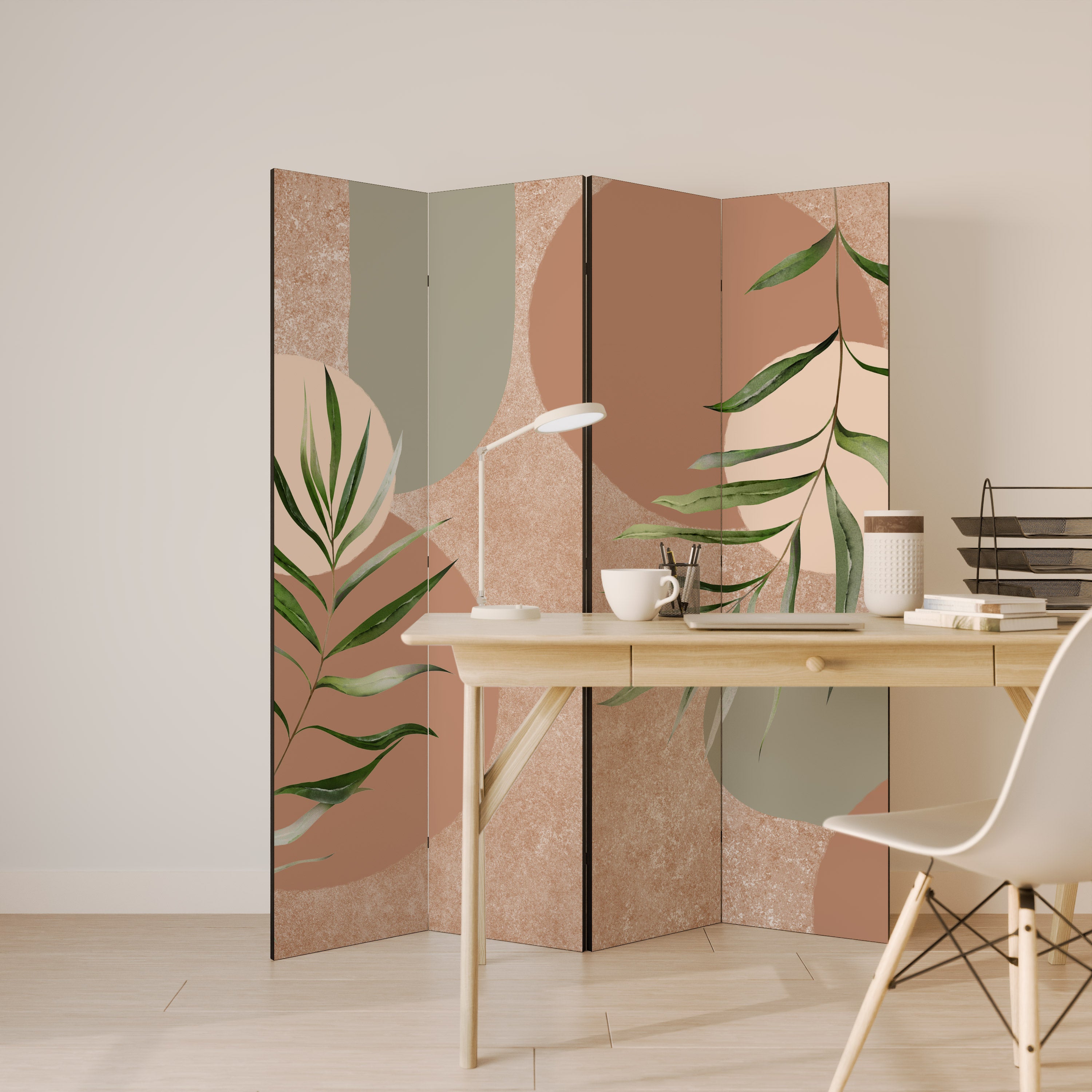 TAPIZ DE LA NATURALEZA SENSUAL Biombo decorativo de 4 paneles