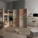 SENSUAL NATURE'S TAPESTRY Decorative 4-Panel Room Divider