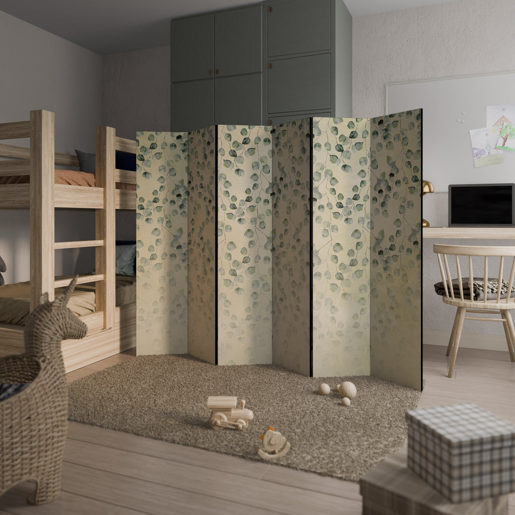 Biombo decorativo de 6 paneles TESSERACT HIDDEN GARDEN