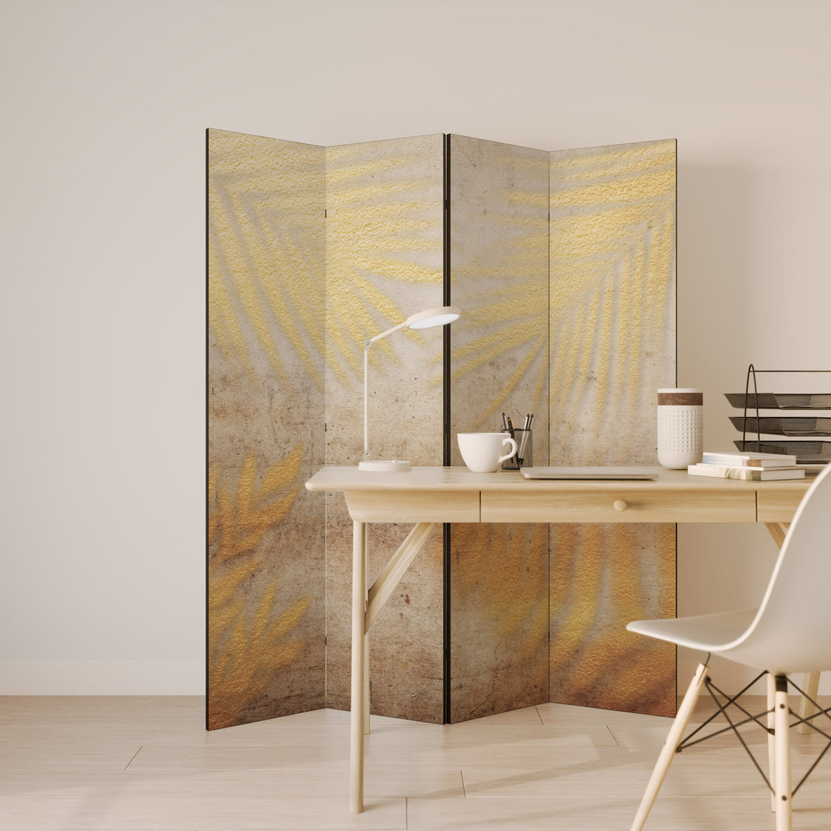 SUNSHADOW DREAMSCAPE Biombo de 4 paneles