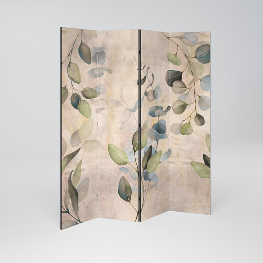 SOFT EARTHEN EMBRACE Biombo de 4 paneles