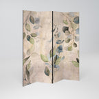 SOFT EARTHEN EMBRACE Decorative 4-Panel Room Divider