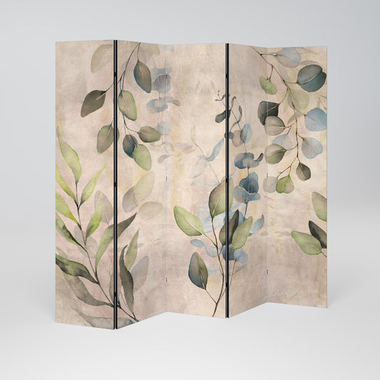 SOFT EARTHEN EMBRACE Biombo de 5 paneles
