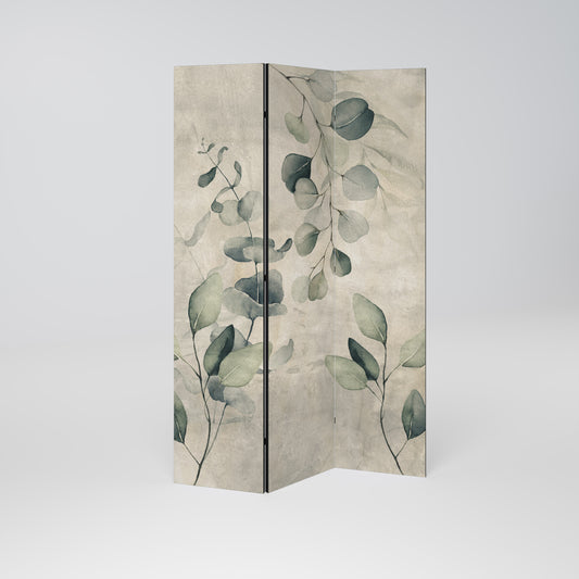 EARTHY TONED ELEGANCE Biombo de 3 paneles