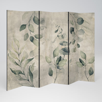 EARTHY TONED ELEGANCE Biombo de 6 paneles