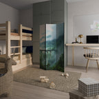 MISTY MOUNTAIN BRIDGES Biombo de 3 paneles