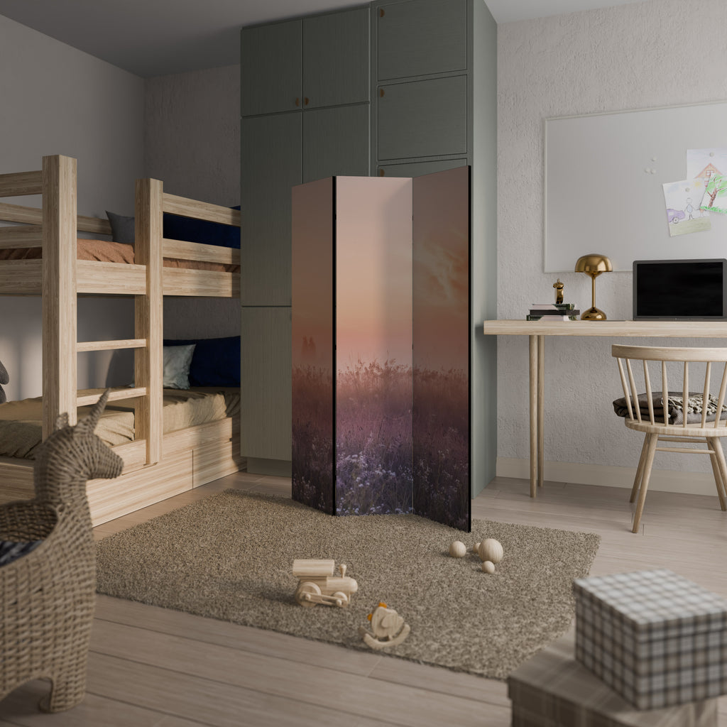 ENCHANTED MORNING VEIL Decorative 3-Panel Room Divider