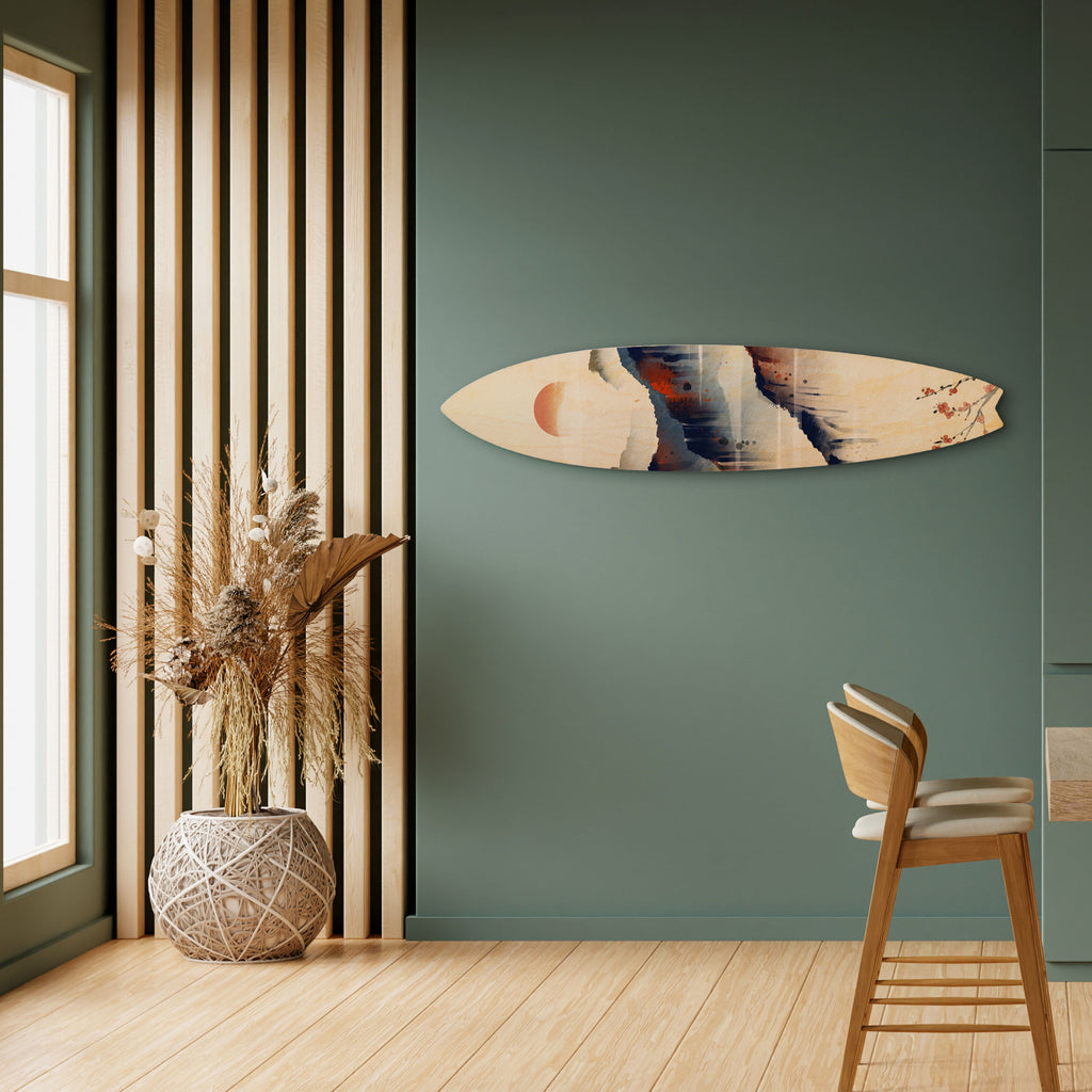 JAPANESE LANDSCAPE Surfboard Decorative Panel