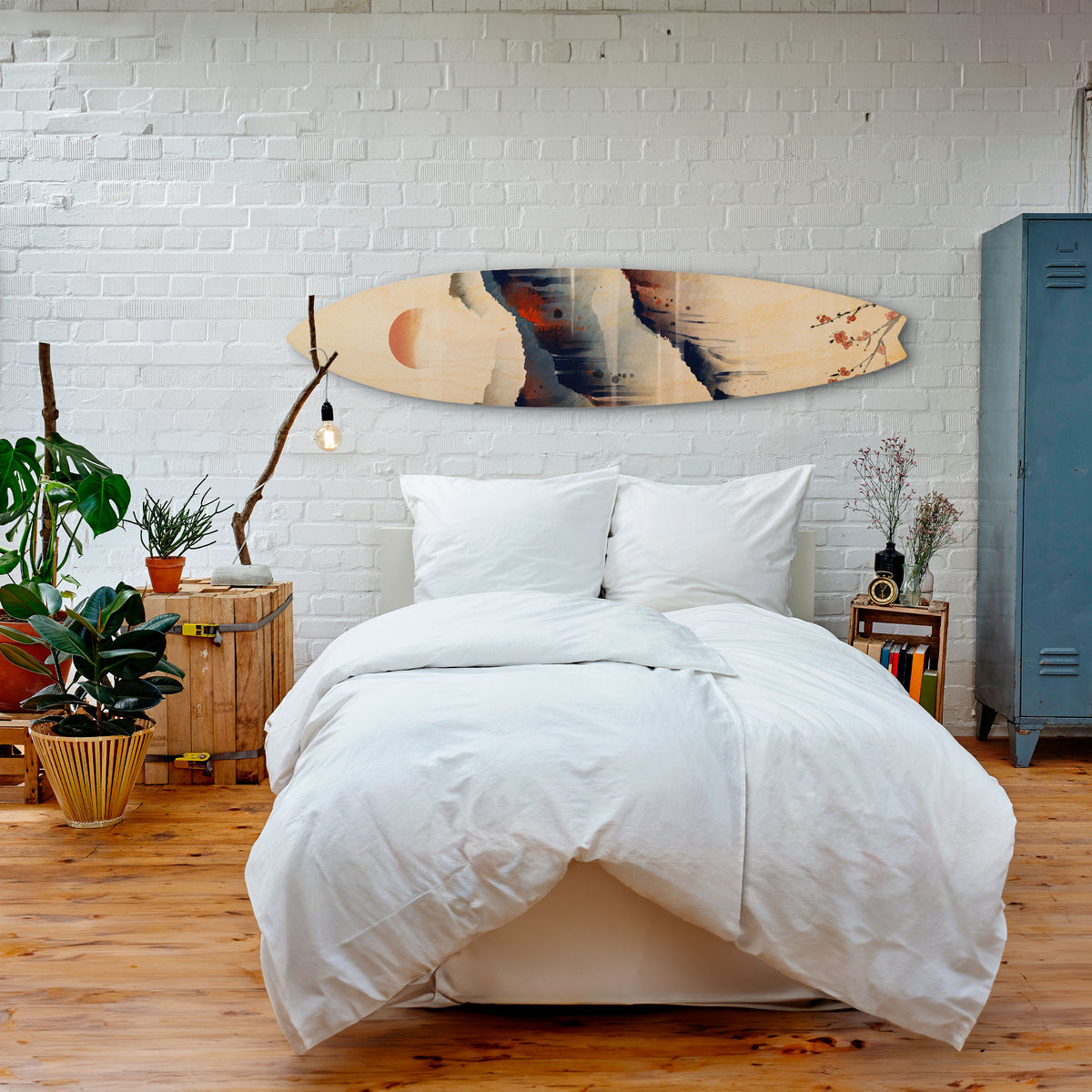 JAPANESE LANDSCAPE Surfboard Decorative Panel