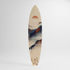 JAPANESE LANDSCAPE Surfboard Decorative Panel