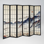 JAPANESE LANDSCAPE 6-Panel Room Divider