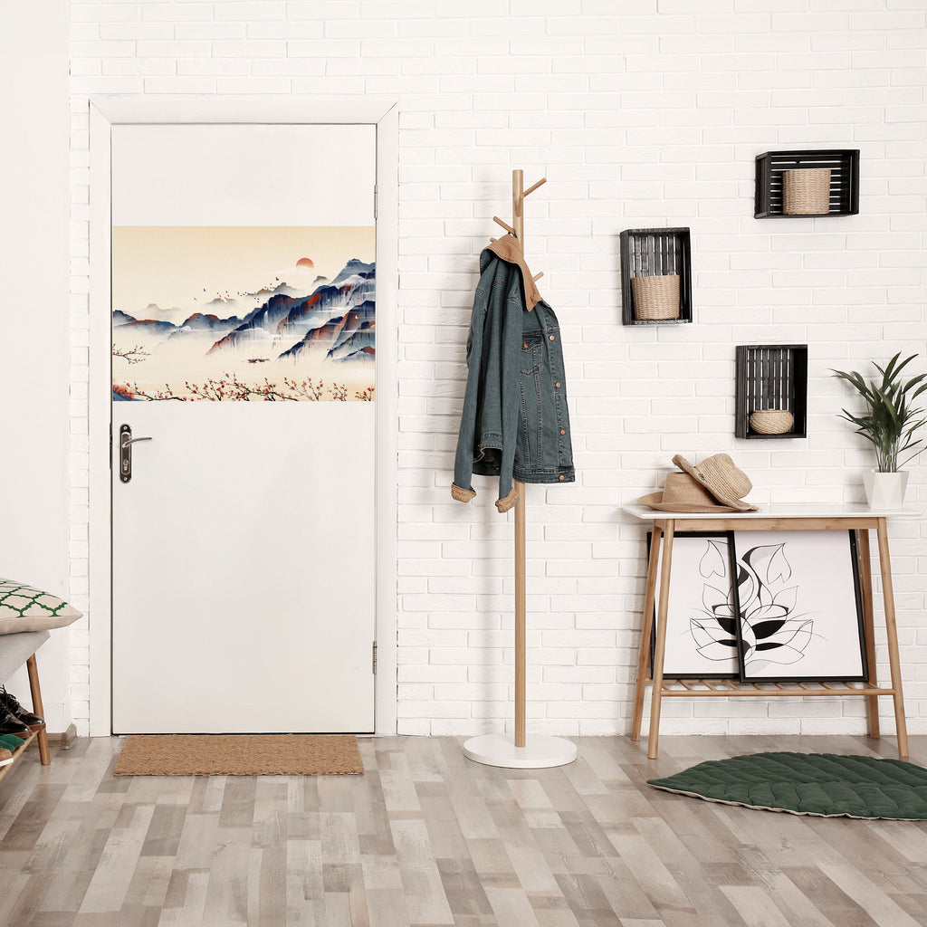 Póster horizontal autoadhesivo de PAISAJE JAPONÉS