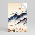 JAPANESE LANDSCAPE Póster adhesivo vertical