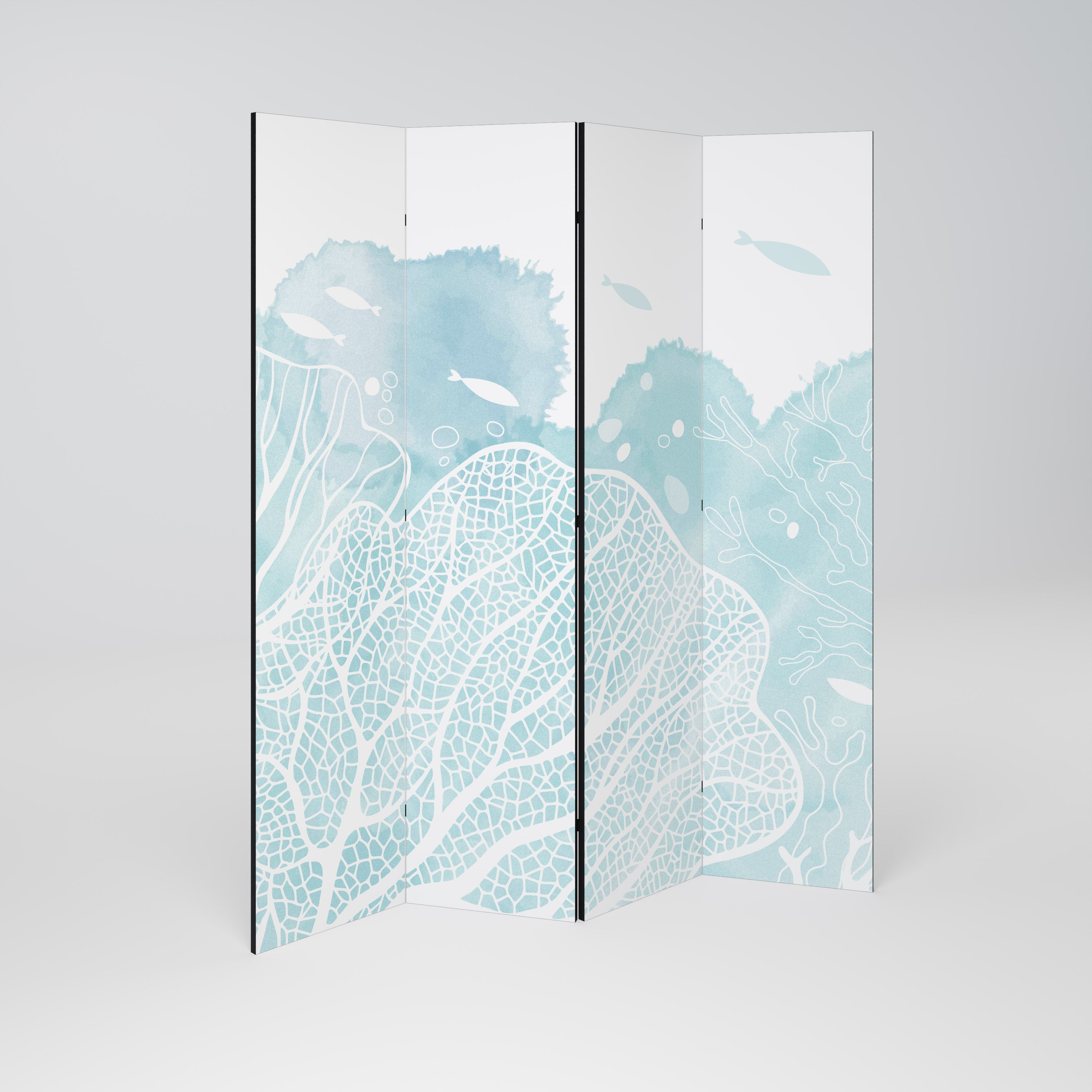 UNDERWATER PLEASURES 4-Panel Room Divider