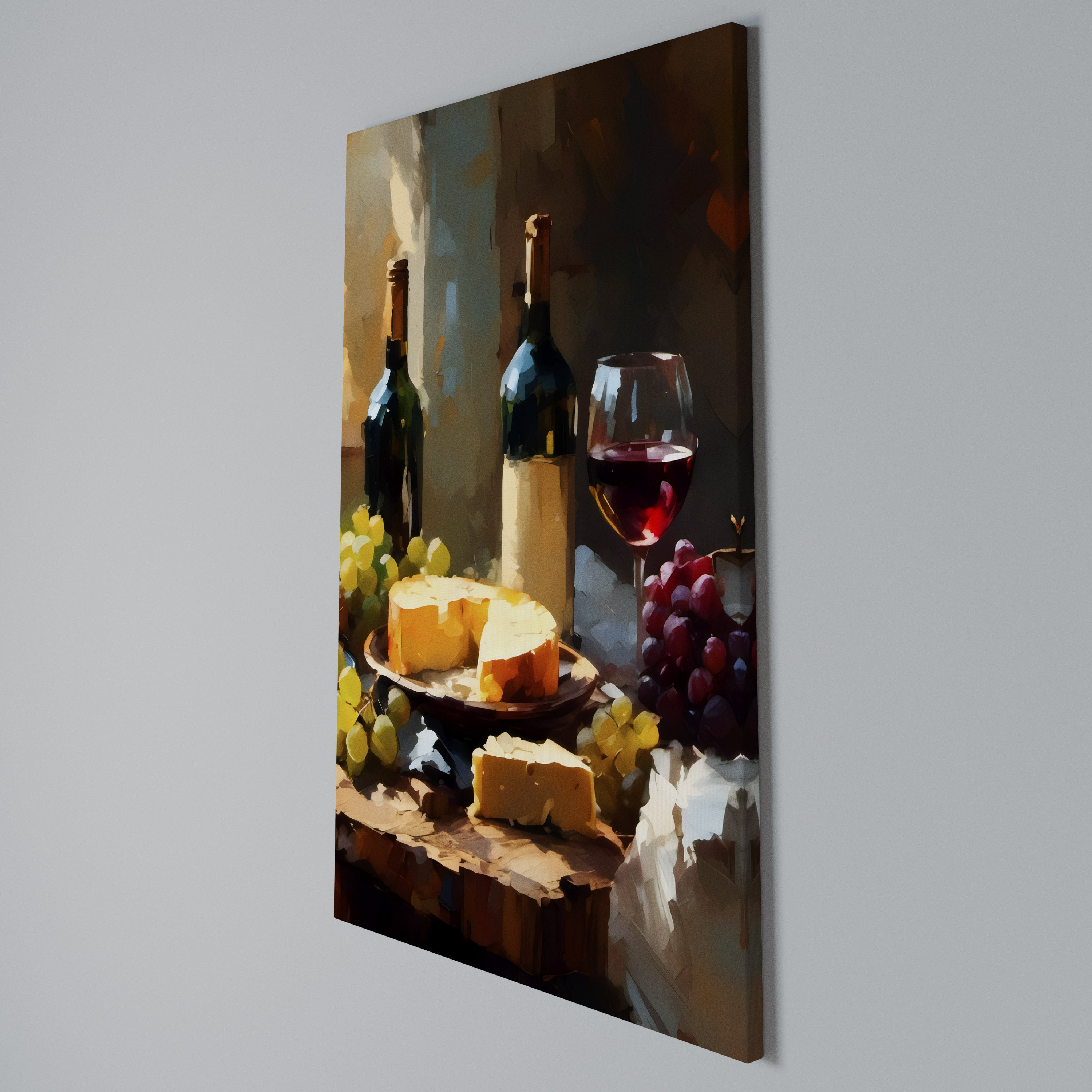 VINTAGE VINEYARD LUXURY Cuadro en lienzo vertical