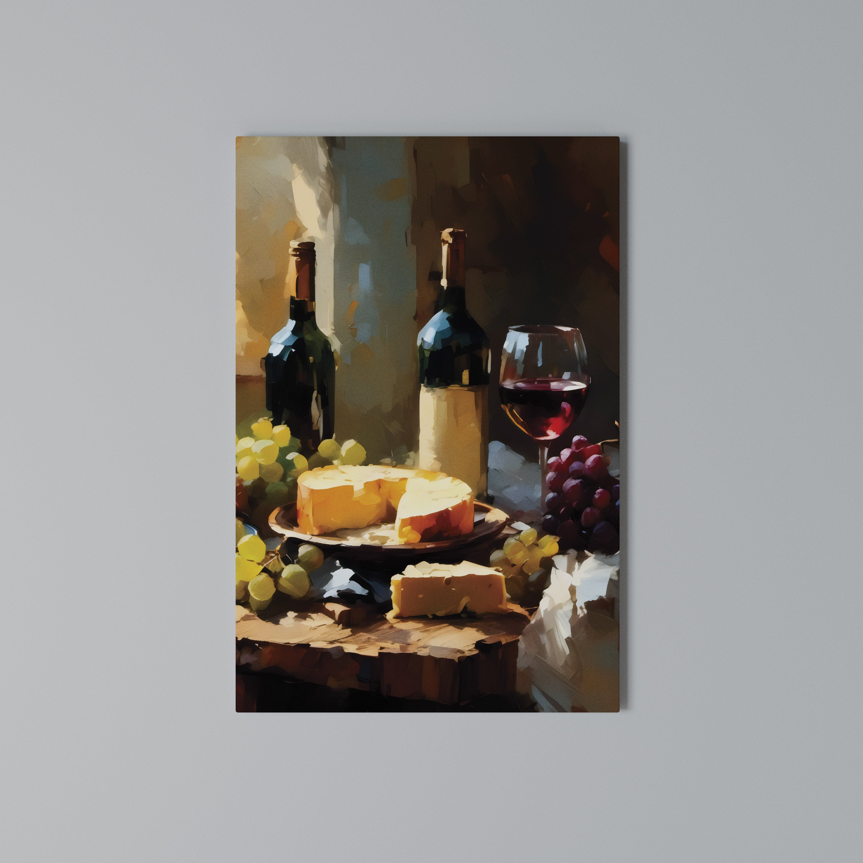 VINTAGE VINEYARD LUXURY Cuadro en lienzo vertical