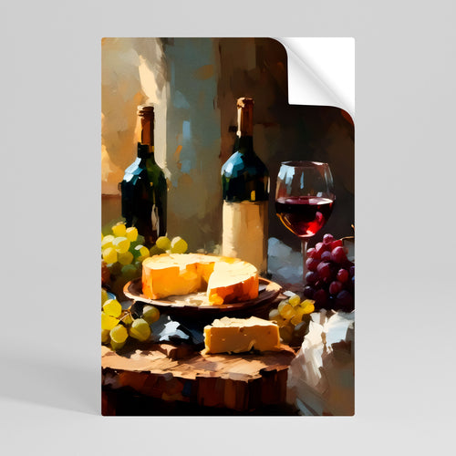 VINTAGE VINEYARD LUXURY Peel and Stick Vertical Poster