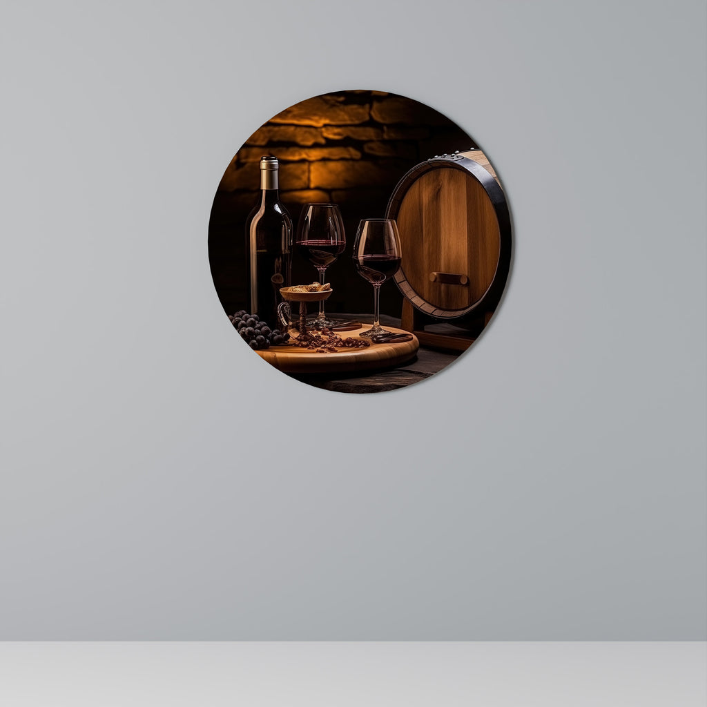 VIÑETA VINTAGE Arte de pared redondo