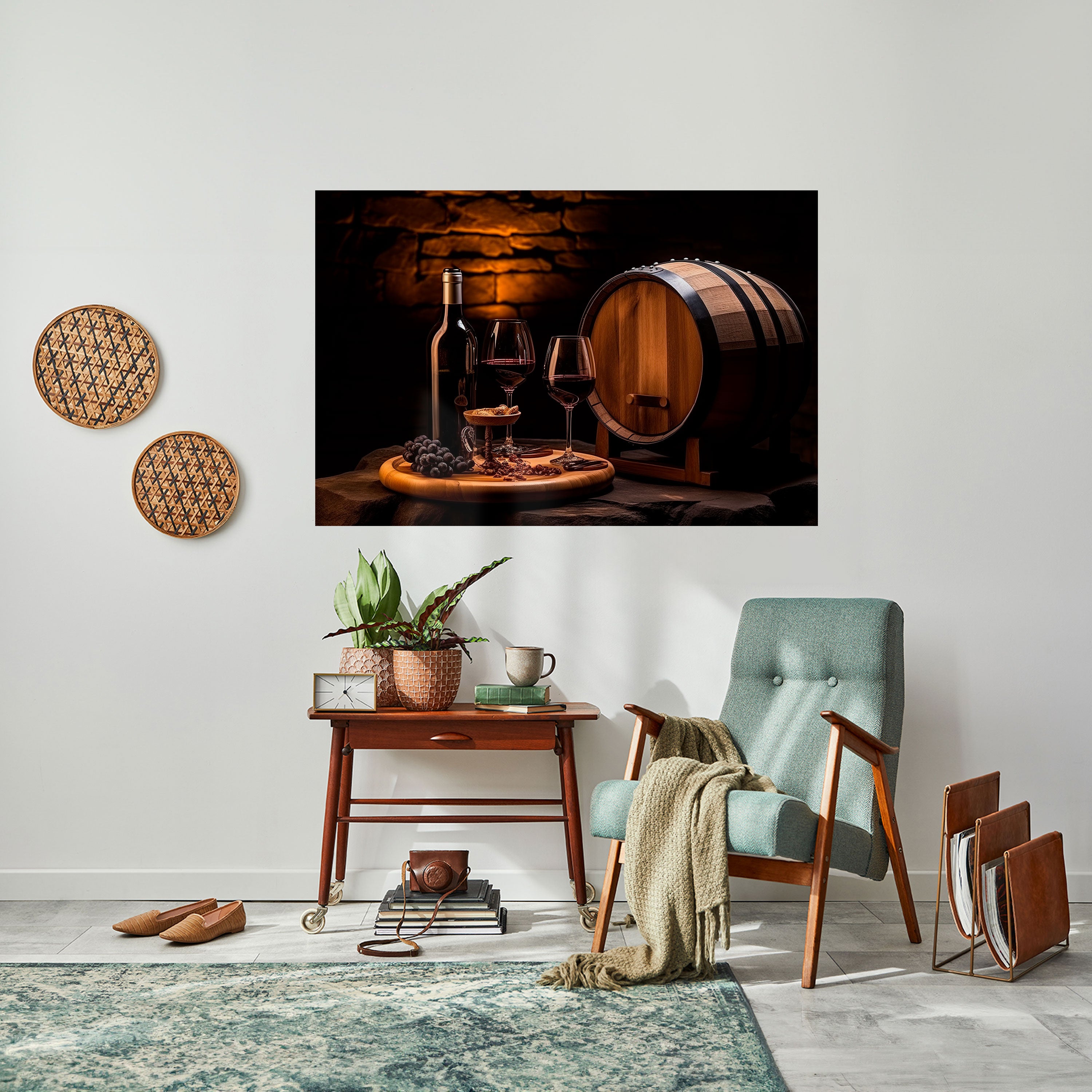 Póster horizontal autoadhesivo VIÑETA VINTAGE