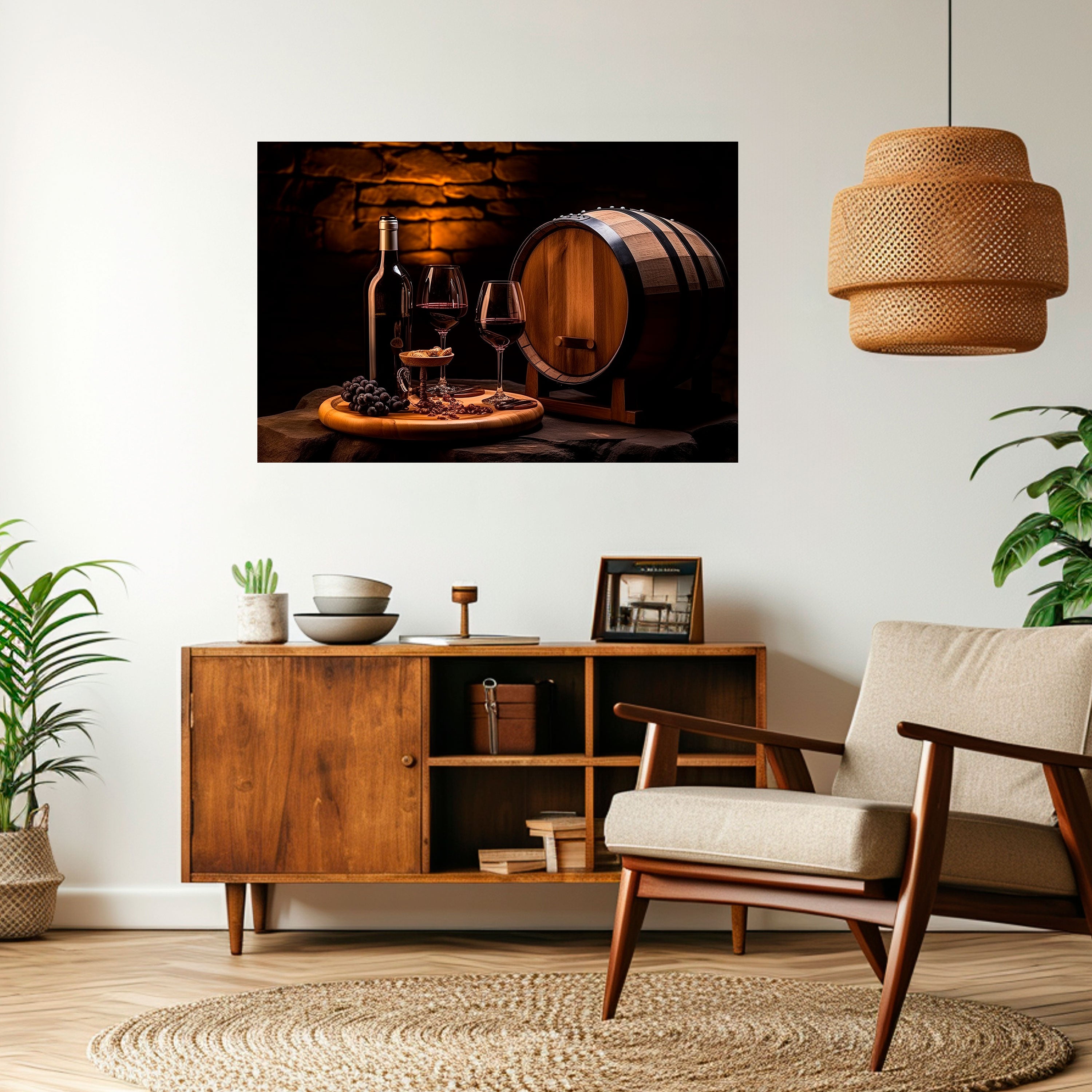 Póster horizontal autoadhesivo VIÑETA VINTAGE