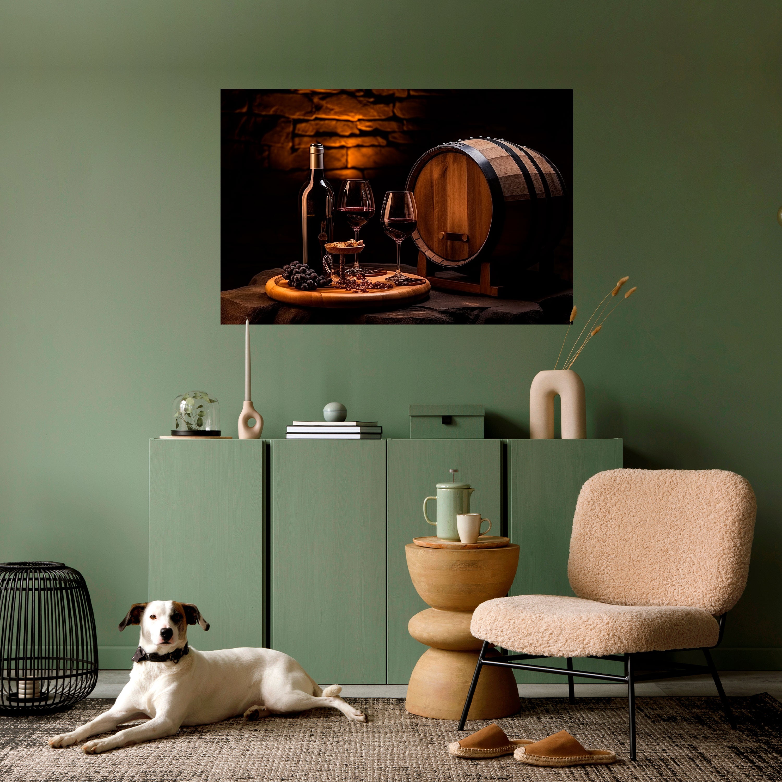 Póster horizontal autoadhesivo VIÑETA VINTAGE