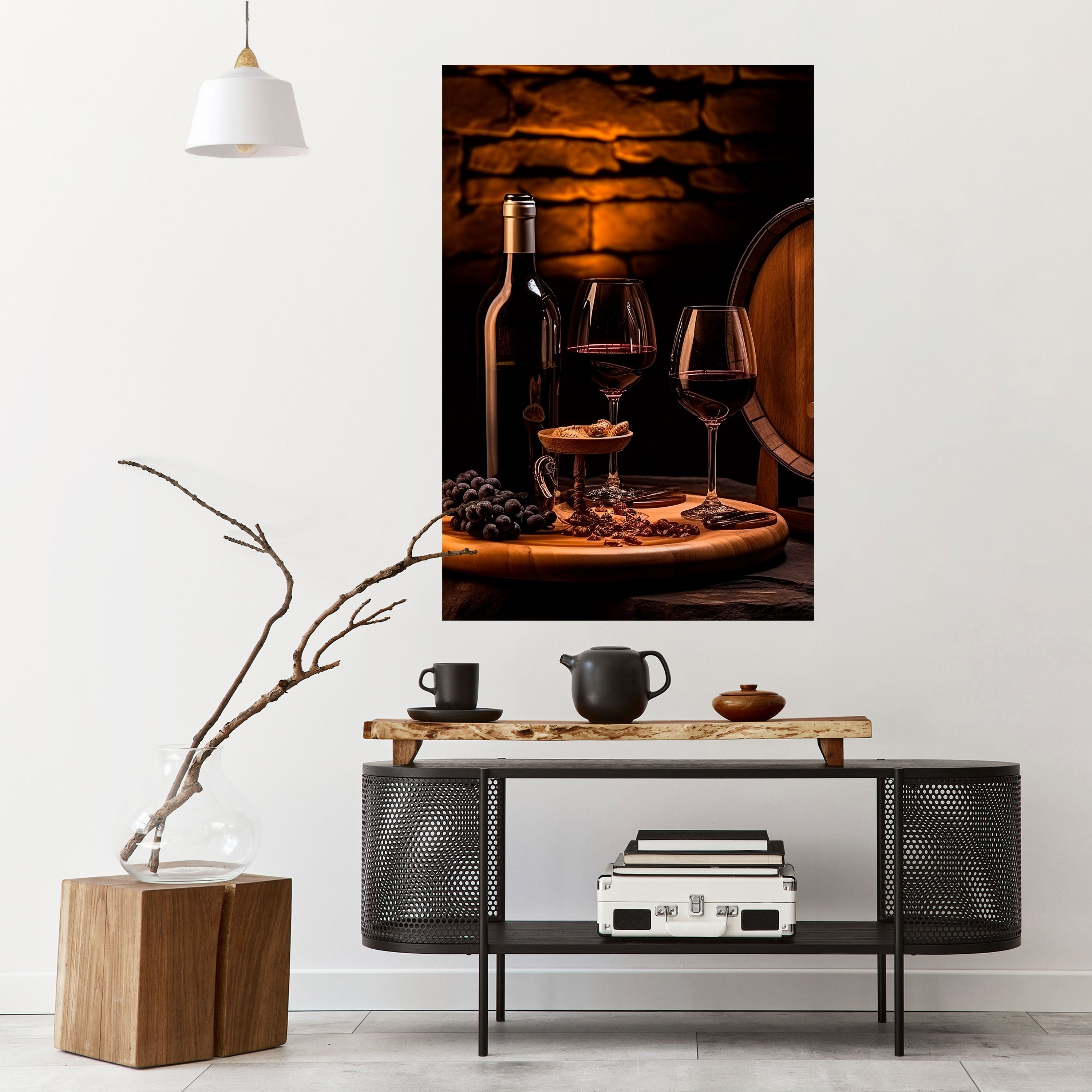 VINTAGE VIGNETTE Peel and Stick Vertical Poster