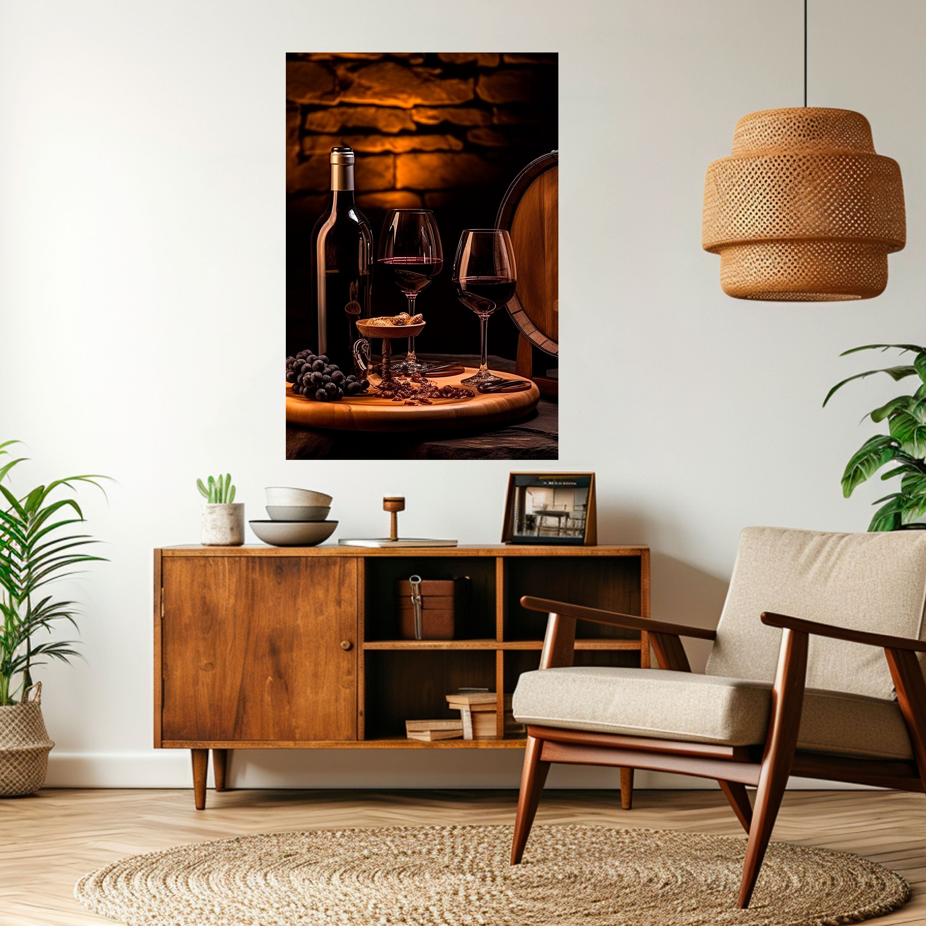 VINTAGE VIGNETTE Peel and Stick Vertical Poster