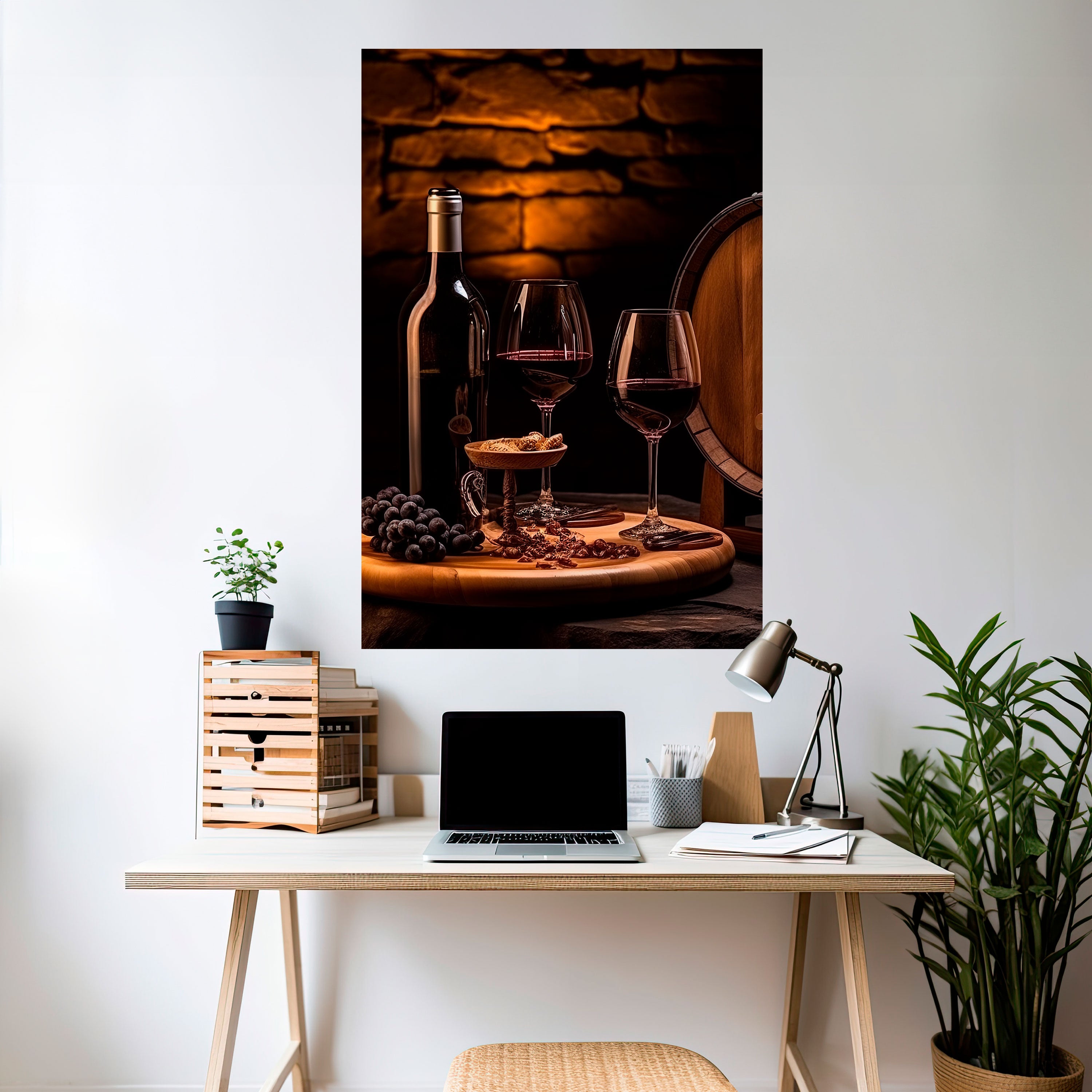 VINTAGE VIGNETTE Peel and Stick Vertical Poster