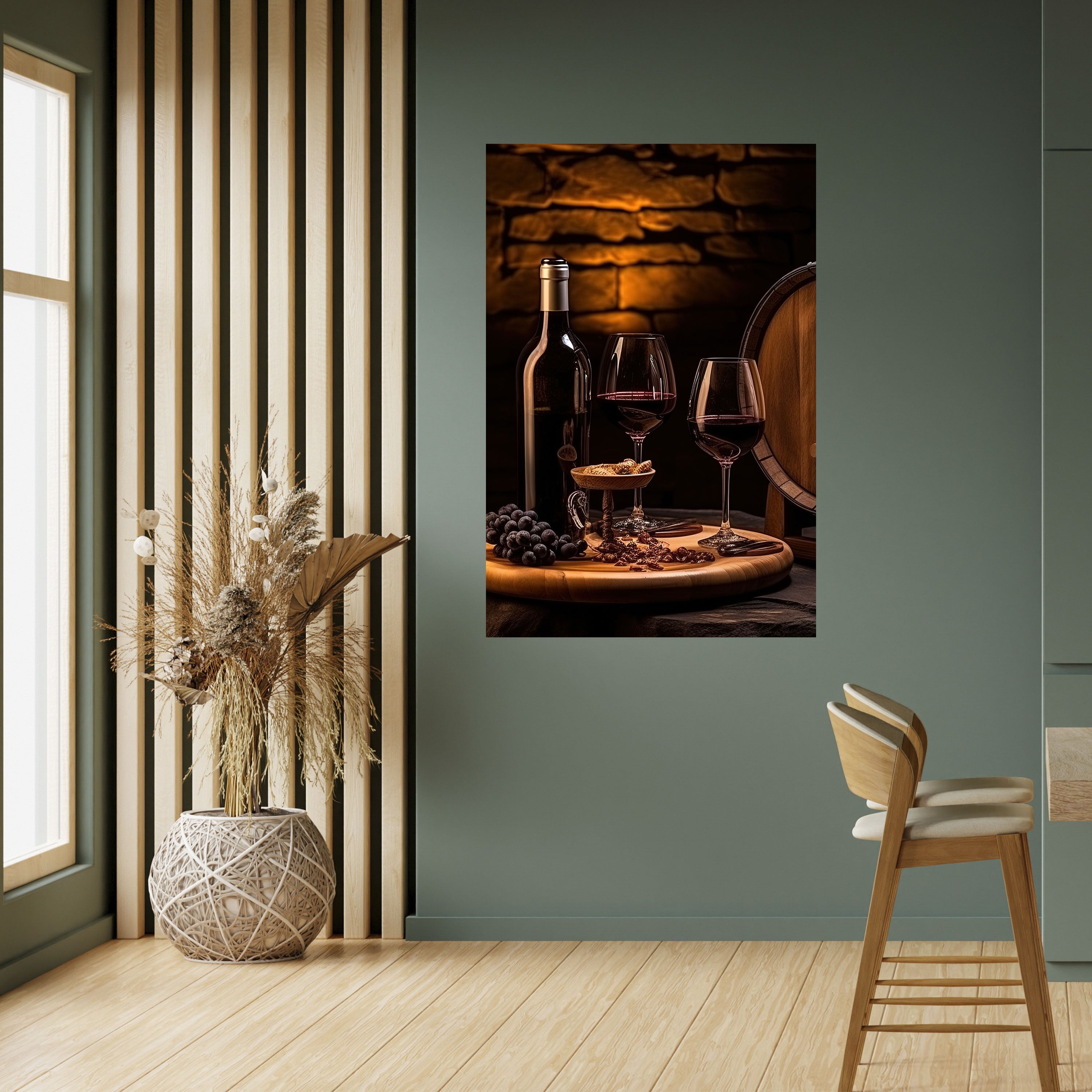 VINTAGE VIGNETTE Peel and Stick Vertical Poster