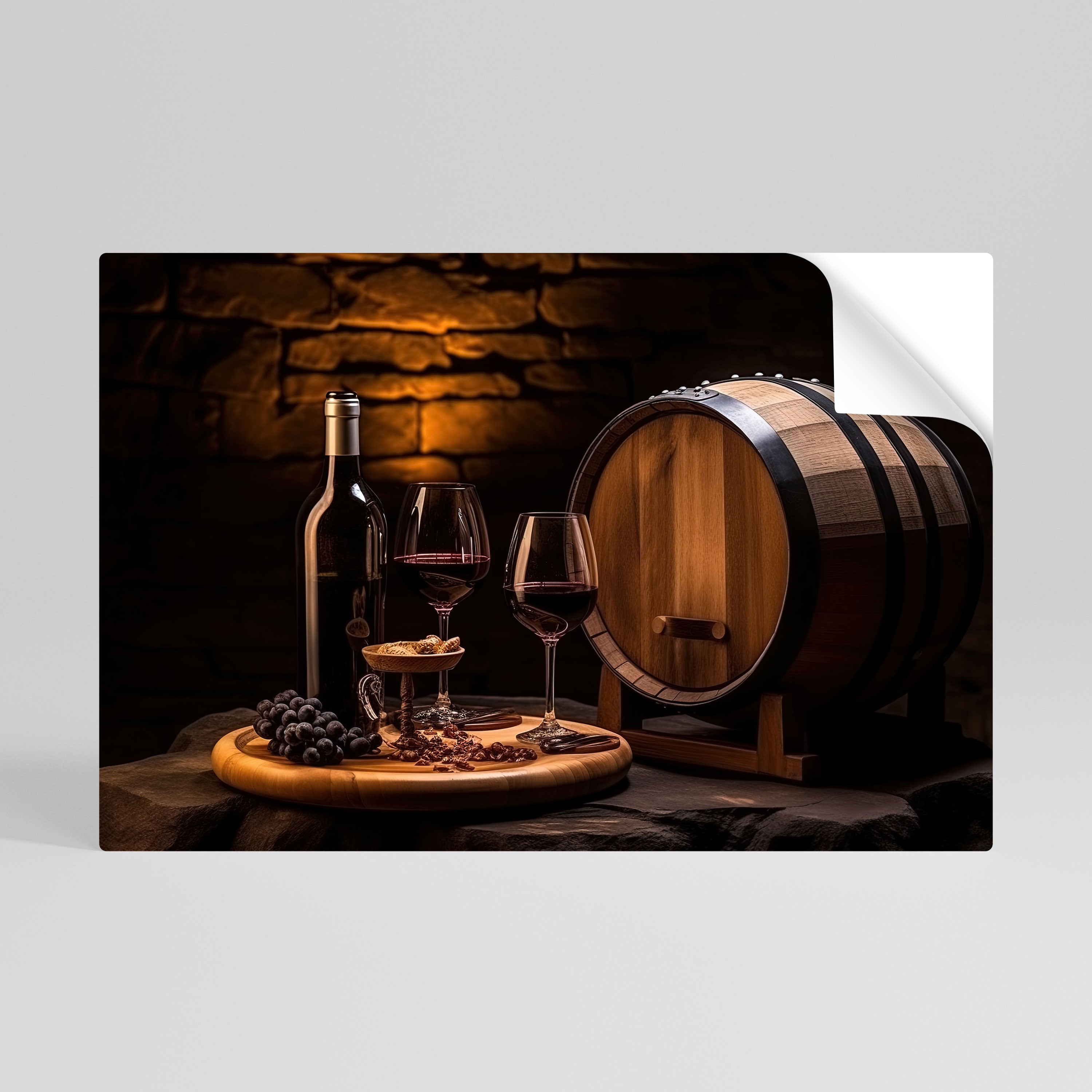 VINTAGE VIGNETTE Póster adhesivo horizontal