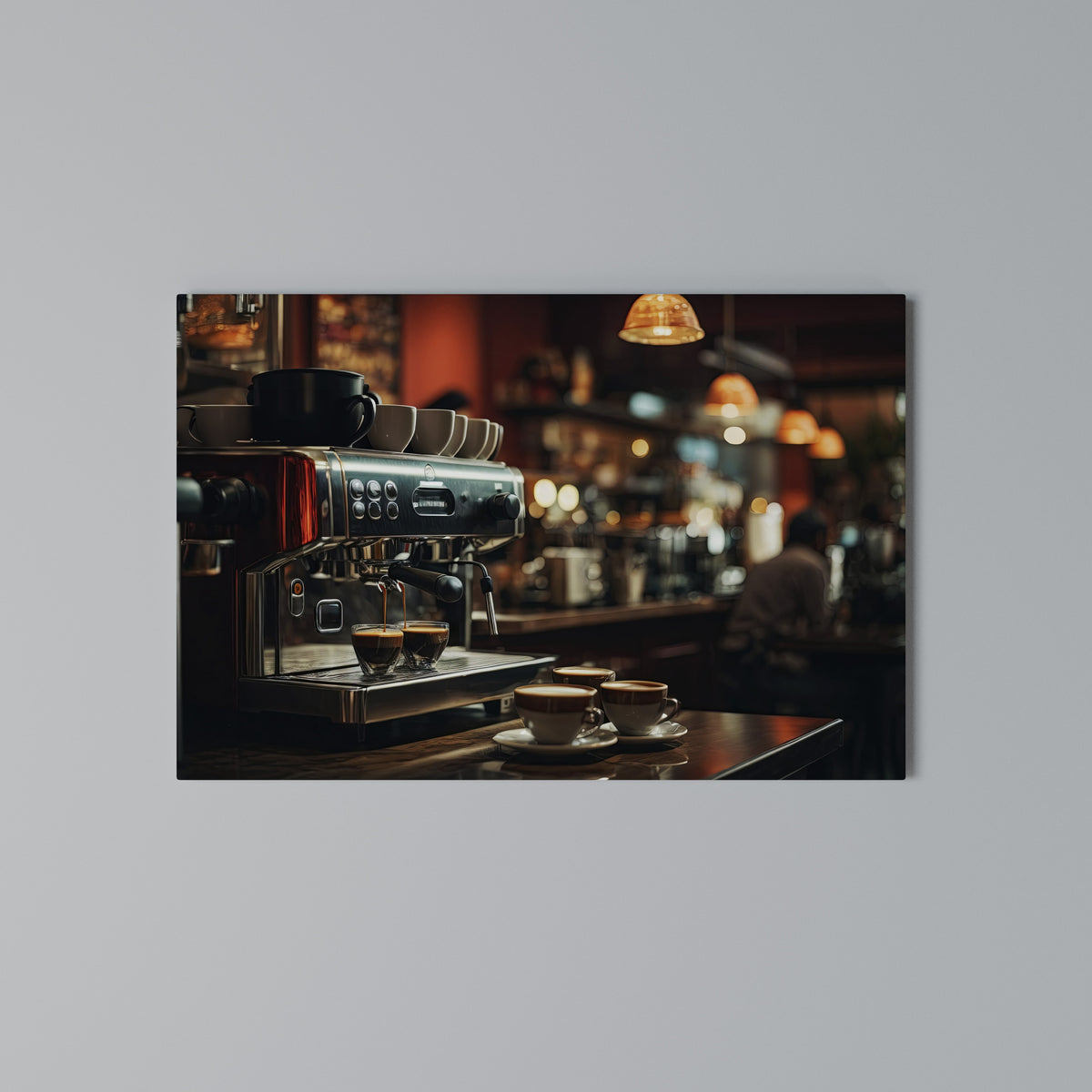 BARISTA’S DREAM MACHINE Cuadro en lienzo horizontal