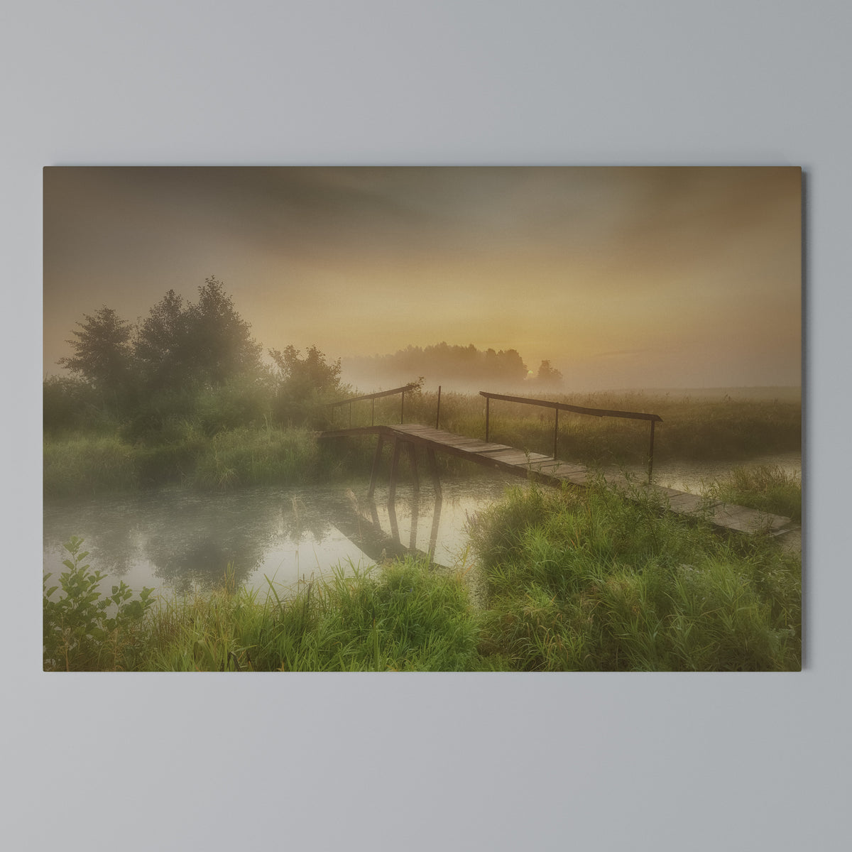 DREAMY HAZE Cuadro en lienzo horizontal