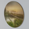 DREAMY HAZE Round Wall Art