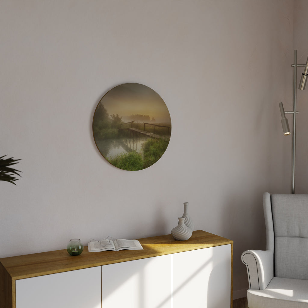 DREAMY HAZE Round Wall Art