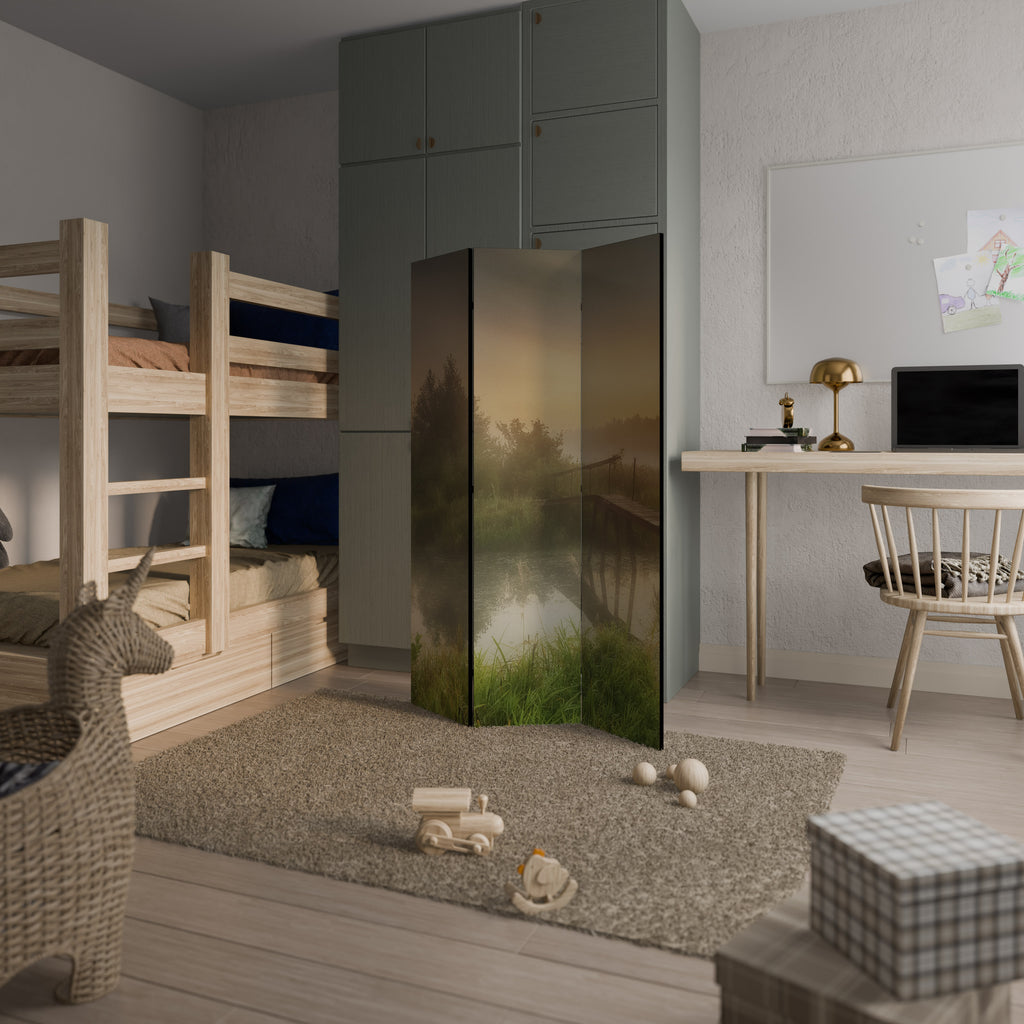 DREAMY HAZE Decorative 3-Panel Room Divider