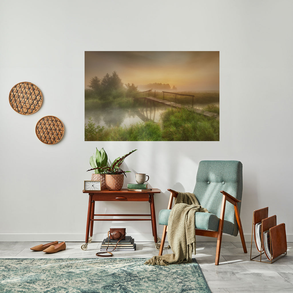 Póster horizontal autoadhesivo Dreamy Haze