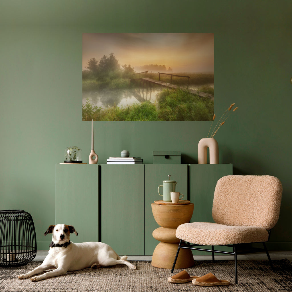 Póster horizontal autoadhesivo Dreamy Haze