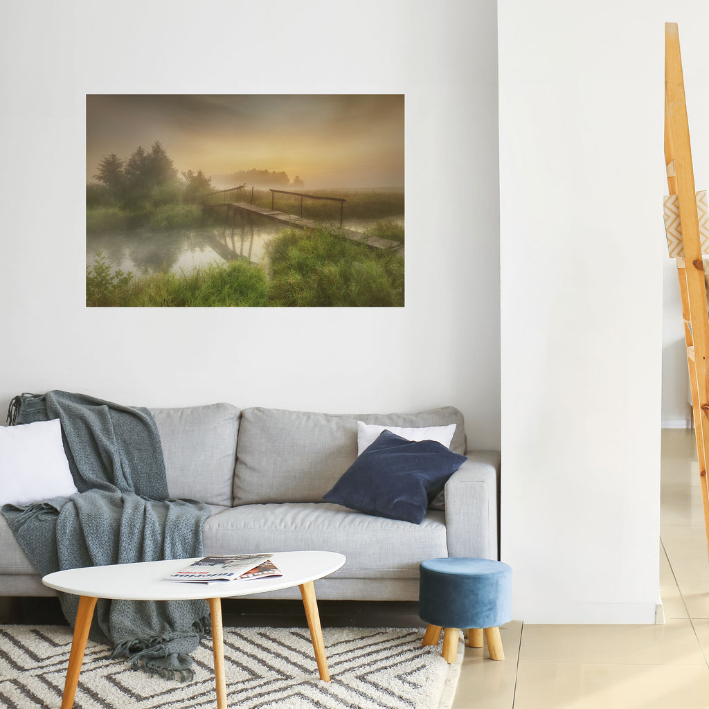 Póster horizontal autoadhesivo Dreamy Haze