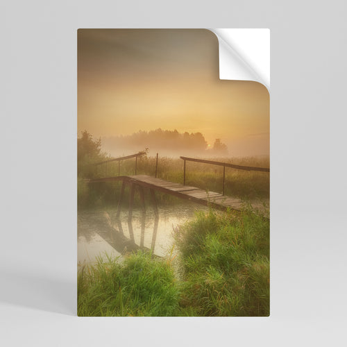 DREAMY HAZE Póster adhesivo vertical