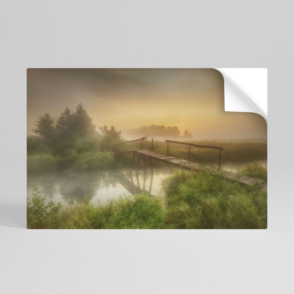 Póster horizontal autoadhesivo Dreamy Haze