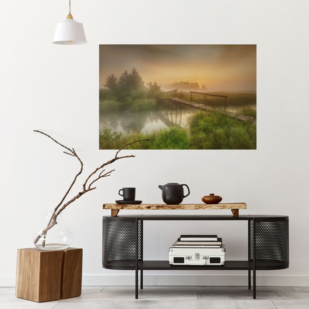 Póster horizontal autoadhesivo Dreamy Haze