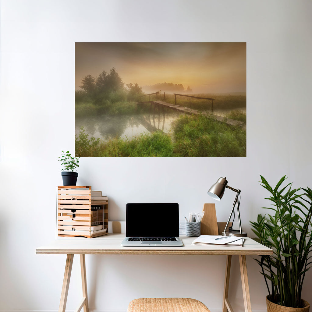 Póster horizontal autoadhesivo Dreamy Haze