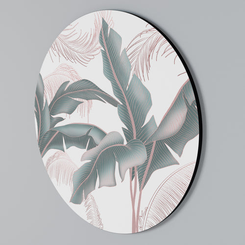 DELICATE BLISS Arte de pared redondo